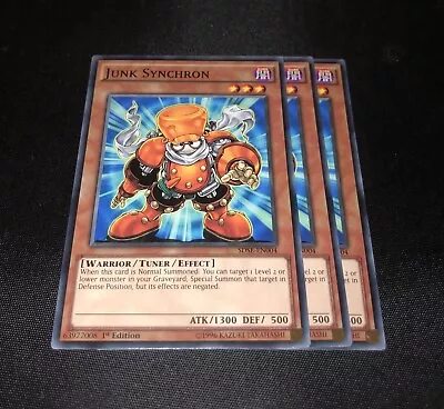 Junk Synchron X 3 - Playset - Mixed Set - 1st Edition - Common - Yugioh • £3.99