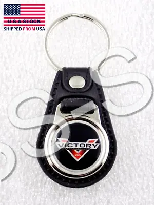 Victory V Key Fob Ring Chain Motorcycles Cross Roads Vision Judge Country Vegas • $12