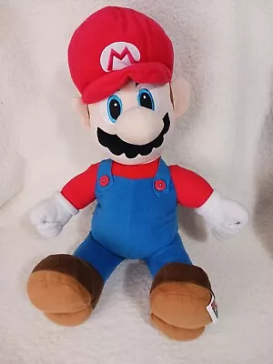 Nintendo Super Mario Bros. Mario Plush 24” Jumbo Without Hideaway Back  • $13