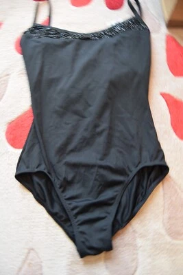 £15 • Buy Bloch Mirella Bead Front And Back Camisole Leotard - Black   M4012