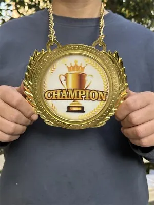 Champ Chains Award Gift Winner Tournament Prize Medal Trophy Big Play Chain • $29.99