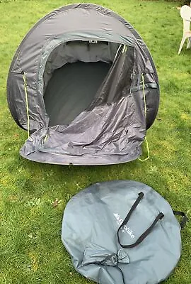 Eurohike Pop 200 SD 2 Man Pop-Up Tent Camping Fishing Festival Grey • £15