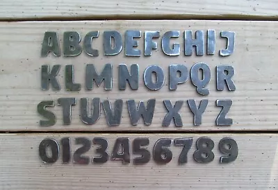 1.25  Tall Rustic Metal Letters A-Z And Numbers 0-9 11 Gauge Mild Steel • $1.99