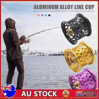 Aluminum Alloy Baitcasting Fishing Reel Modified Line Cup For DAIWA Steez/SS SV • $24.39