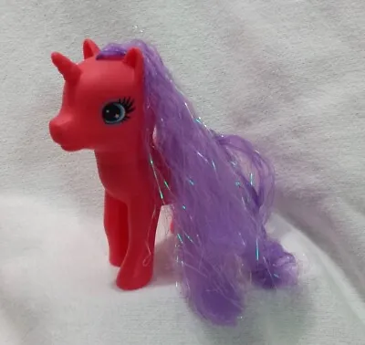 MLP Diamond Tiara Unicorn Pony Hot Pink W/ Crown Cutie Mark Brushable • $21