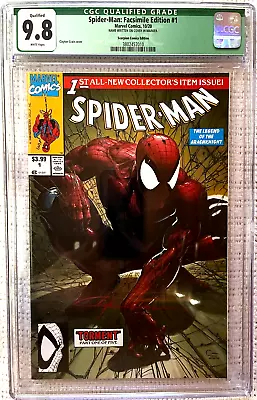 🔥~marvel~spider-man #1 Facsimile~🔥~clayton Crain Signed~**read Ad**~cgc 9.8~🔥 • $139.95