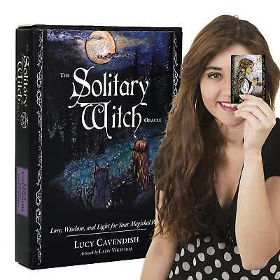 Tarot Deck Cards 45 Cards Solitary Witch Oracle English Version Oracle Game • £7.36