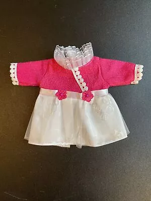 12  13  Inch Doll Clothes Baby Alive HABA Pink Party Lacey Dress • $7.25