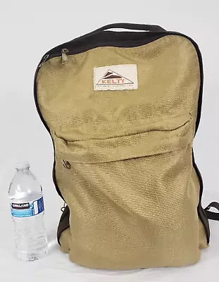 Kelty Soft Backpack Brown Hiking Tail Zip Vintage • $9
