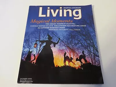 Martha Stewart Living Halloween Magical Moments October 2005 Magazine Book • $7.99