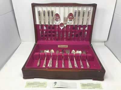 $170 • Buy 52 Pcs Community Oneida Silverware The Delmonico Buffet Flatware Set