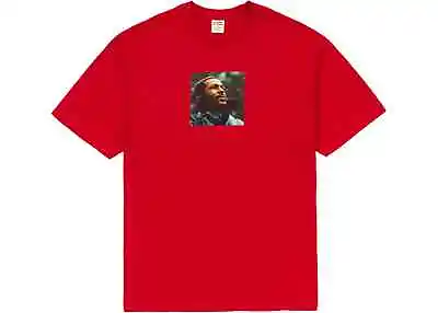 Supreme Marvin Gaye Tee Red Medium FW18 Week 17 • £85