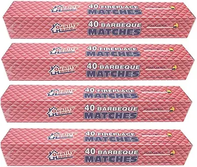 4 Boxes - 11  Fireplace Matches Long Reach 160 Matches Total 1 Pounds Brand New • $13.15