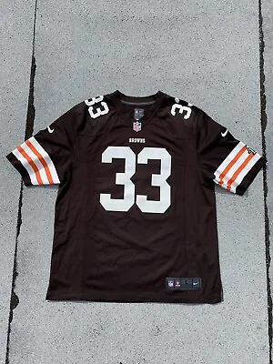 $35 • Buy Cleveland Browns NFL Football Trent Richardson #33 Nike On Field Jersey Large