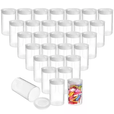 30 Pcs Clear Film Canisters With Caps For 35mm Storage For Small Accessories • $13.99