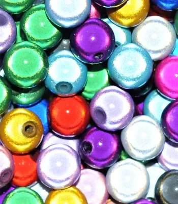 Pangaeawalker AAA Quality Round Miracle Beads Of 4 5 6 8 10 12 Mm Assorted • £1.99