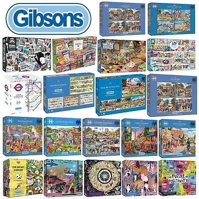 Gibsons Quality Jigsaw Puzzle Selection 500 And 1000 Pieces Brand New  • £14.99