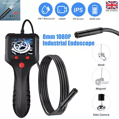 5M Industrial Endoscope Camera 1080P HD IPS Screen Borescope Inspection Camera • £22