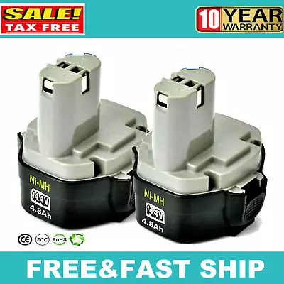 2Pack 14.4 VOLT BATTERY For MAKITA 1433 1434 1435 1420 1422 1435F 14.4V Cordless • $25.89