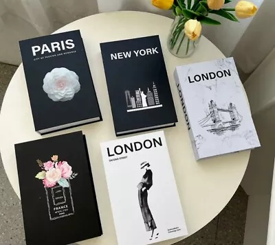 Luxury Fake Books  Accessories Home Decor Coffee Table Books Designer Fashion • $49