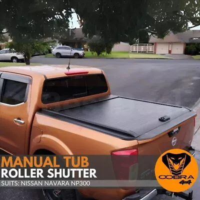 Retractable Roller Shutter Fits Navara NP300 2015 - 2020 D23 Manual Tonneau • $1149