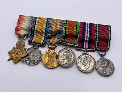 Original Two War Miniature Medal Grouping • £60