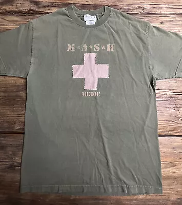 ✔️Vintage 2007 Mash TV Show Promo Military Green Medic Size LARGE • $19.97