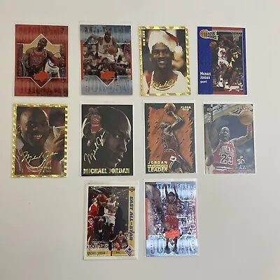 Michael Jordan Lot (10) Basketball Card Collection SP Upper Deck Fleer Hardwood • $10.50