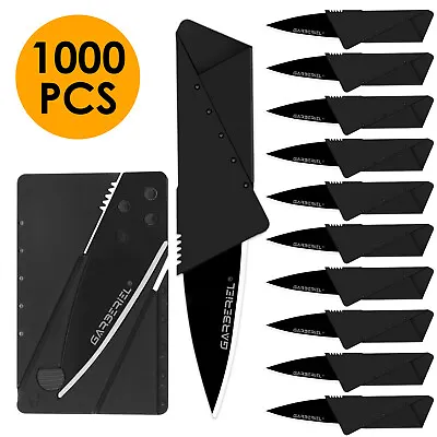 5-1000 Pack Credit Card Thin Knives Cardsharp Wallet Folding Pocket Micro Knife • $325.99