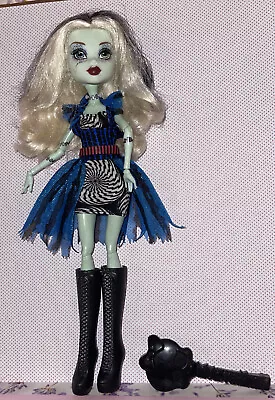 Monster High Doll Freak Du Chic Frankie Stein With Dress & Boots. Plus Brush • $47.50