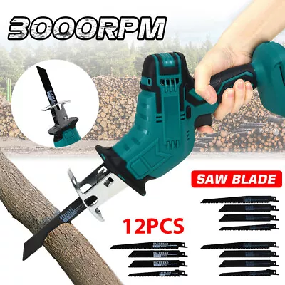 Cordless Electric Reciprocating Saw Saber Cutting Kit For 18V Makita Battery UK • £19.69