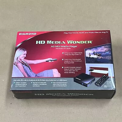 Diamond HD Media Wonder Mini Multimedia Player W/Remote NEW Movie Music Photo TV • $19.99