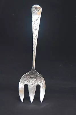 £28 • Buy Solid Silver 3 Prong Cake Fork - 1920 - Joseph Gloster