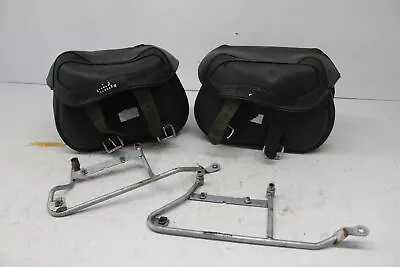 2004 Victory Kingpin Side Cargo Luggage Saddlebag Bag Pair W/ Brackets • $77.22