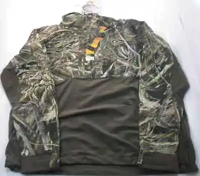 Drake Waterfowl DW2360-015-4 Est Eqwader 2Tone Pullover Max5 Camo X-Large • $88.32