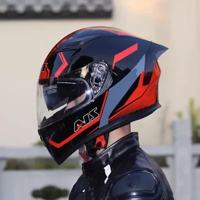 DOT Approved Men Women Motorcycle Helmet Full Face Motorbike Motorcross Helmets • $79.49