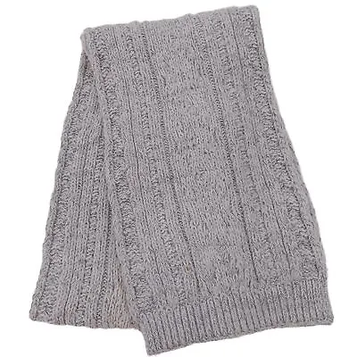 Jack Wills Women's Scarf Grey Acrylic With Nylon Wool Rectangle Scarf • £8