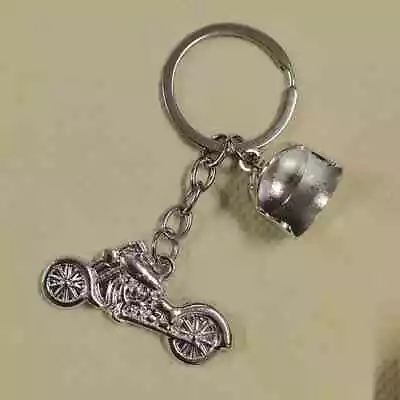 Motorcycle Bike Helmet Key Chain Beautiful • $6.99