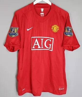 Manchester United 2007/2008 Ronaldo #7 Soccer Football Shirt Jersey Nike • $134.99