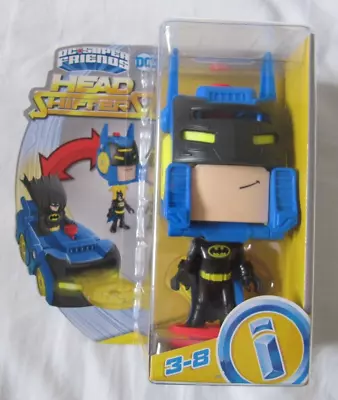 Fisher Price Imaginext Dc Super Friends Head Shifters Batman Batmobile New • £6.99