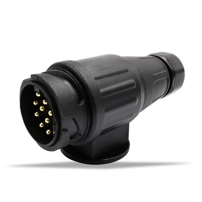 $15.69 • Buy 13 Pin Trailer Plug Socket Adapter Wiring Car 12V Caravans Connector Towing Kits