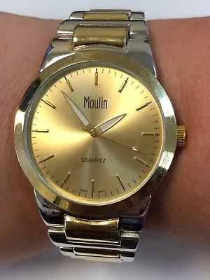 MOULIN Quartz Two Toned Wrist Watch • $8.99