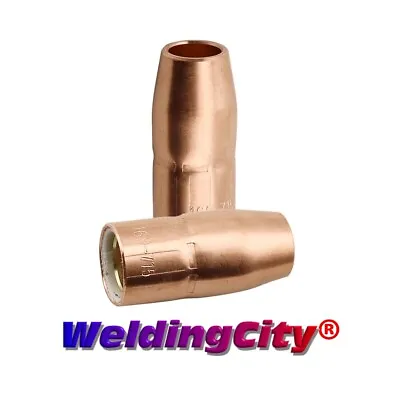 WeldingCity® 2-pk MIG Welding Gun Nozzle 169715 1/2  For Miller M-10/M-15 Hobart • $12.29