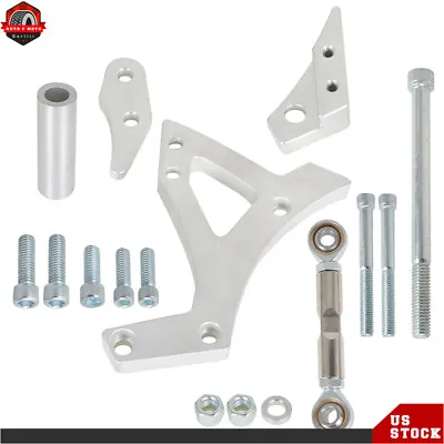 Set Silver Billet Aluminum Alternator Bracket Passenger Side Mount For Ford 351C • $46.74