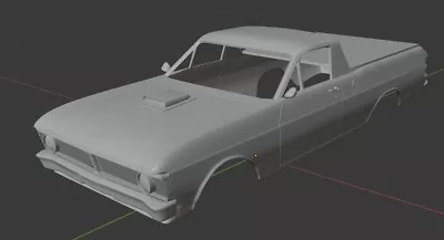 STL FILES - Ford Falcon Body Shell  • £15