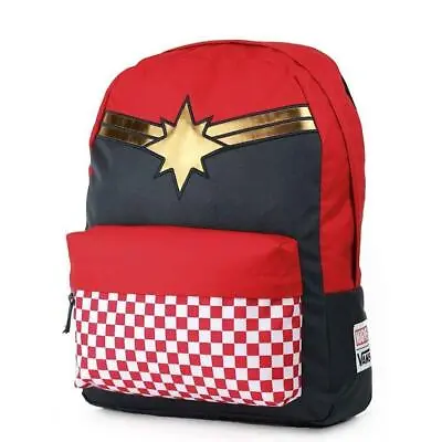 Vans Off The Wall X Marvel Captain Realm Backpack - Racing Red • $59