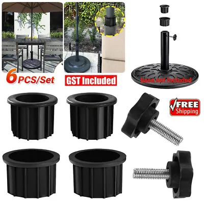 $16.29 • Buy Round Parasol Base Patio Outdoor Umbrella Pole Stand Holder Hole Ring Plug Cover