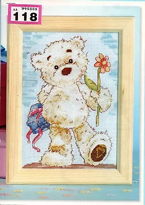 Cross Stitch Chart - Lickle Ted - Lickle Bit Wonderful Bear (118a) • £1.35