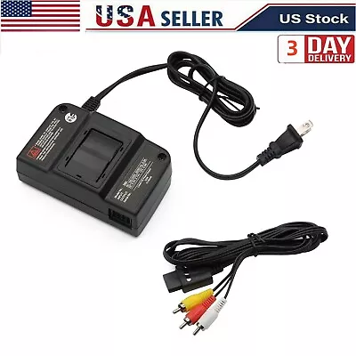 AC Adapter Power Supply &AV Cable Cord For Nintendo 64 N64 Bundle Lot Brand New • $10.99