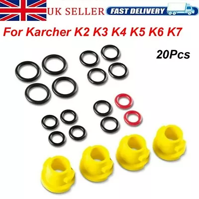 UK For Karcher K1 K2 K3 K4 K5 K7 Pressure Washer Nozzle O Ring Seal Set Kit NEW • £6.95